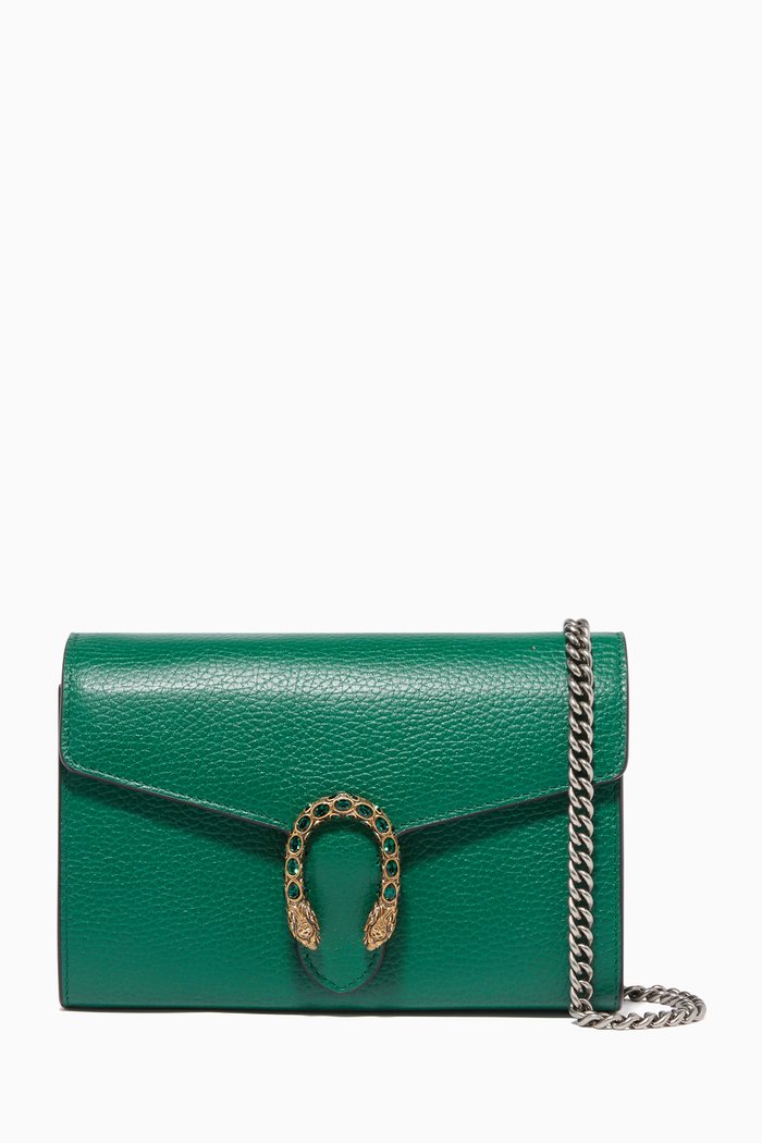 

Dionysus GG Wallet Shoulder Bag, Green