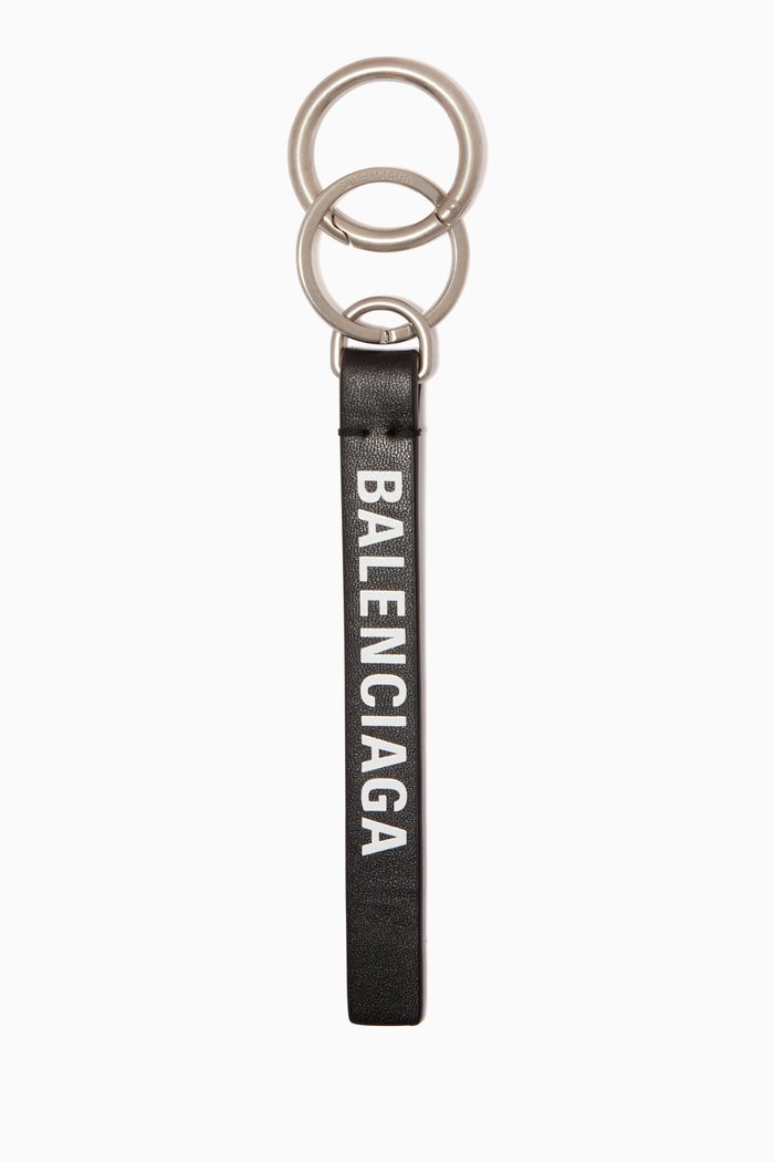 

Everyday Leather Keyring, Black