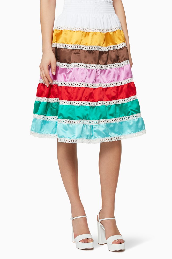 

Duchesse & Poplin Skirt, Multicolour