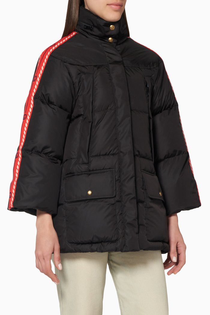 

Quilted Puffer Jacket, Black