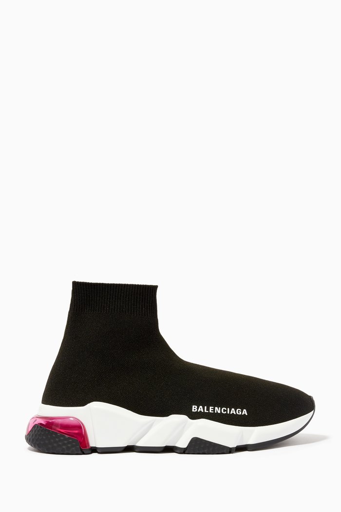 

Speed Clear Sole Sneakers, Black