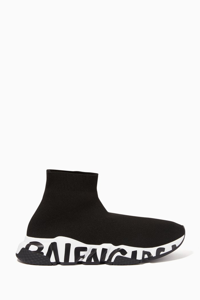 

Speed Technical Knit Sneakers, Black