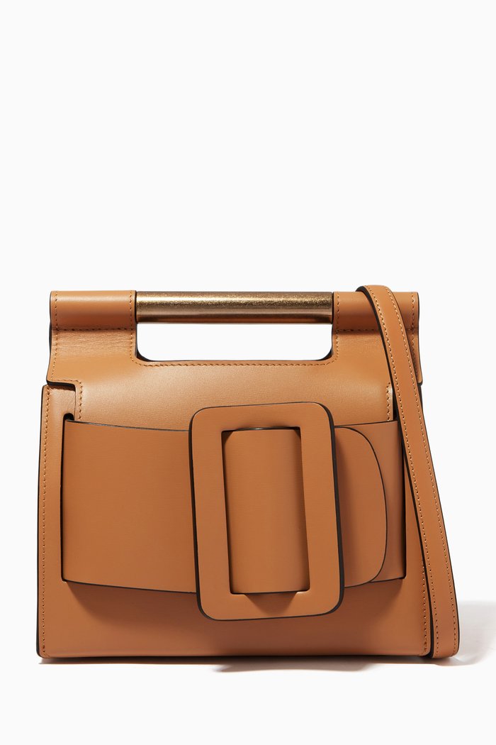 

Romeo Tote Bag in Leather, Brown