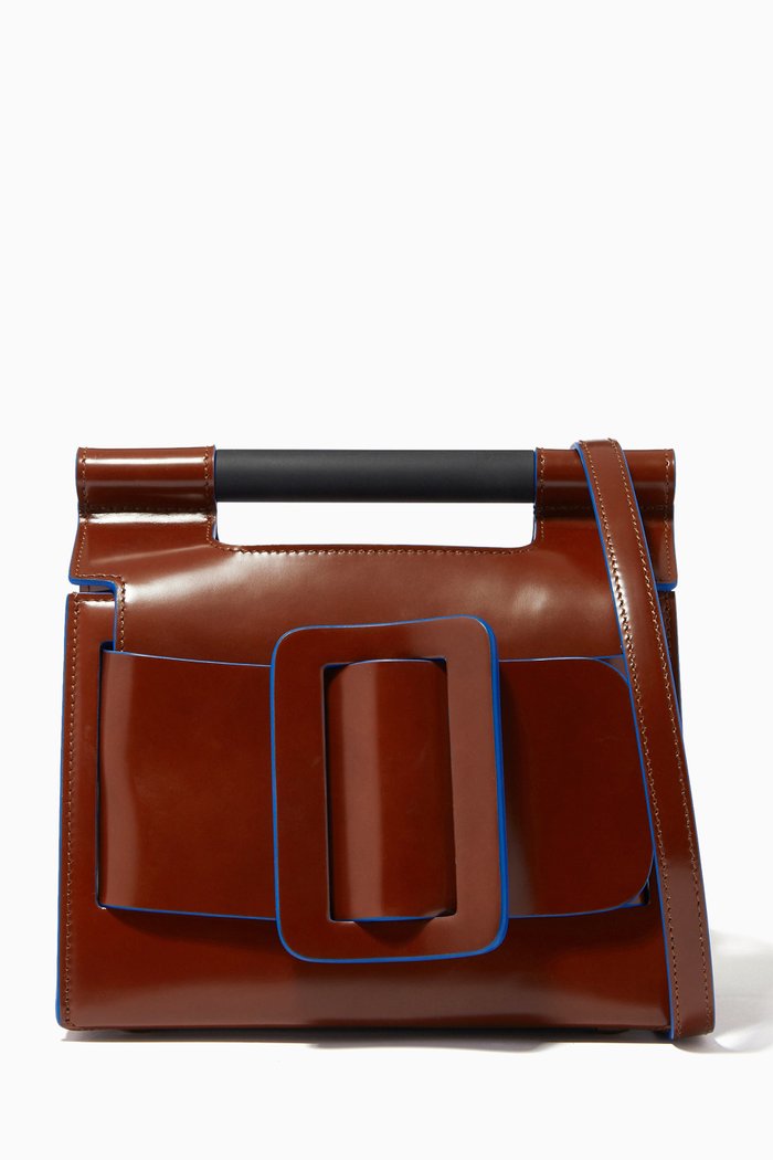 

Romeo Tote Bag in Leather, Brown