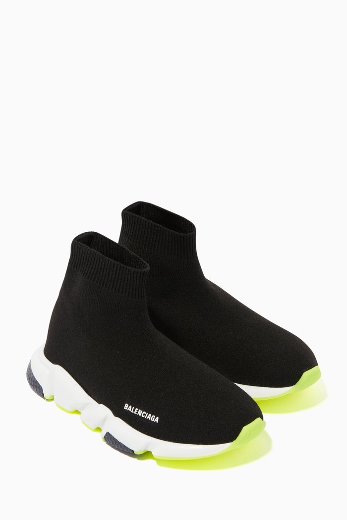 

Speed Stretch Knit Sneakers, Black