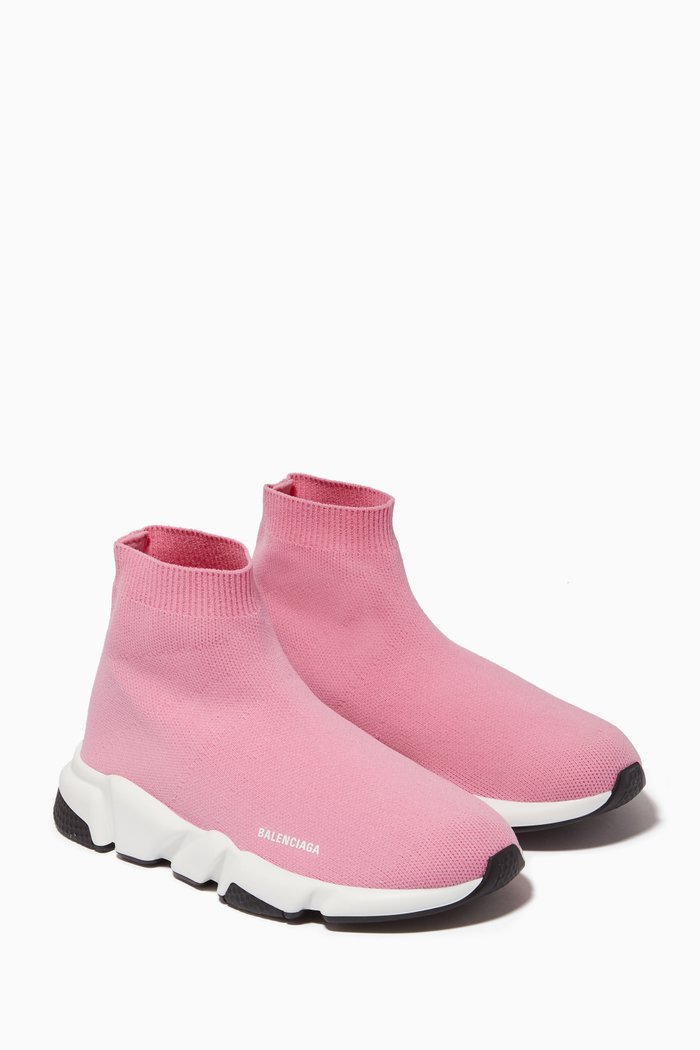 

Speed Technical Knit Sneakers, Pink