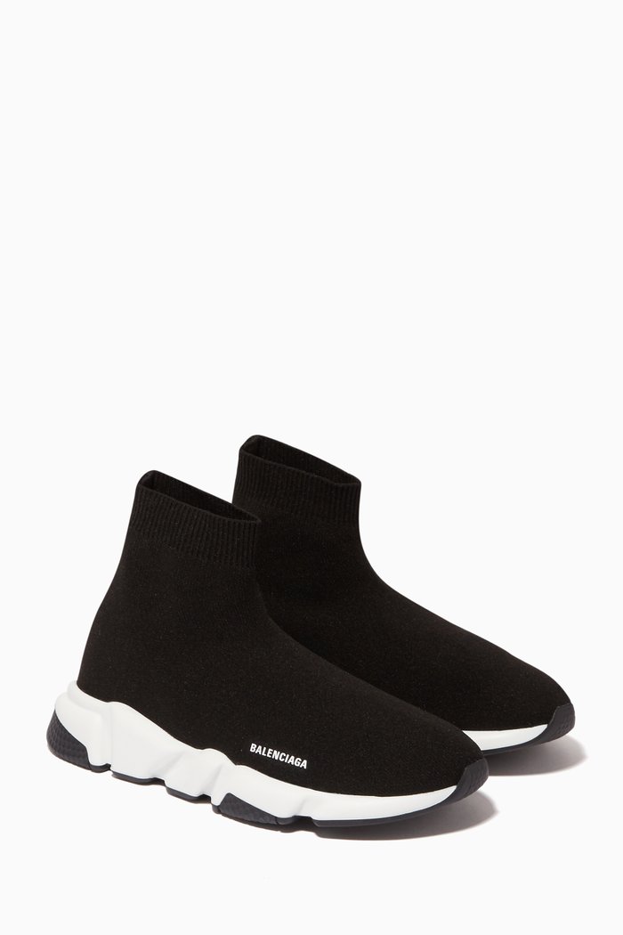 

Speed Technical Knit Sneakers, Black
