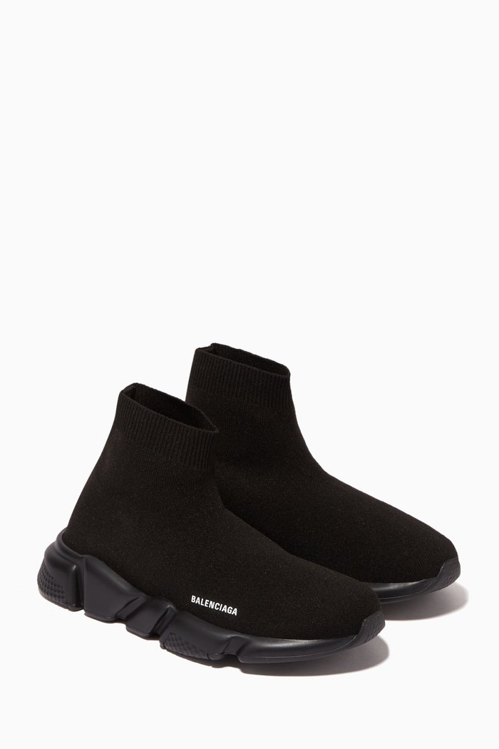 

Speed Technical Knit Sneakers, Black