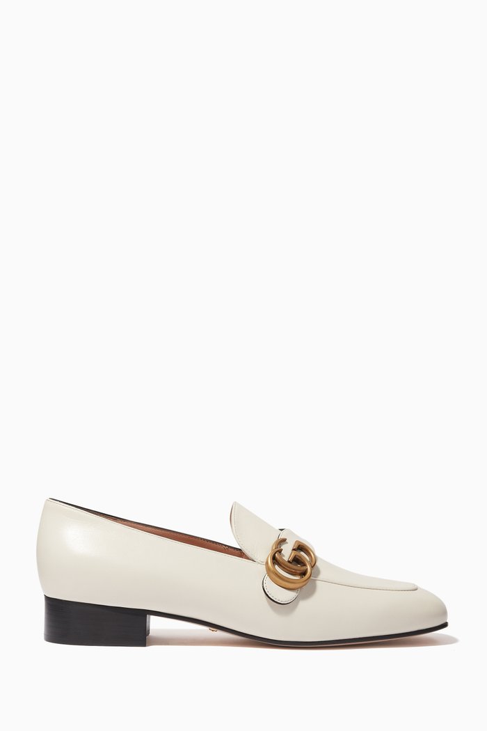 

Marmont GG Loafers in Leather, White