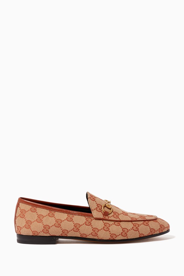 

Jordaan GG Canvas Loafers, Brown