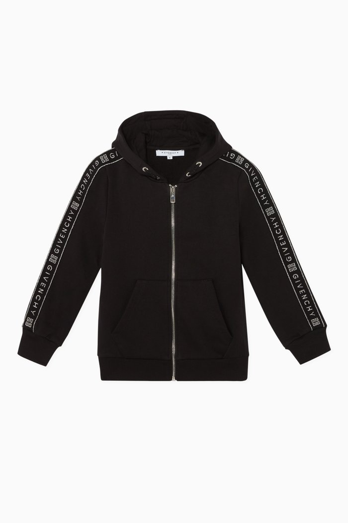 

Logo Jersey Hoodie, Black