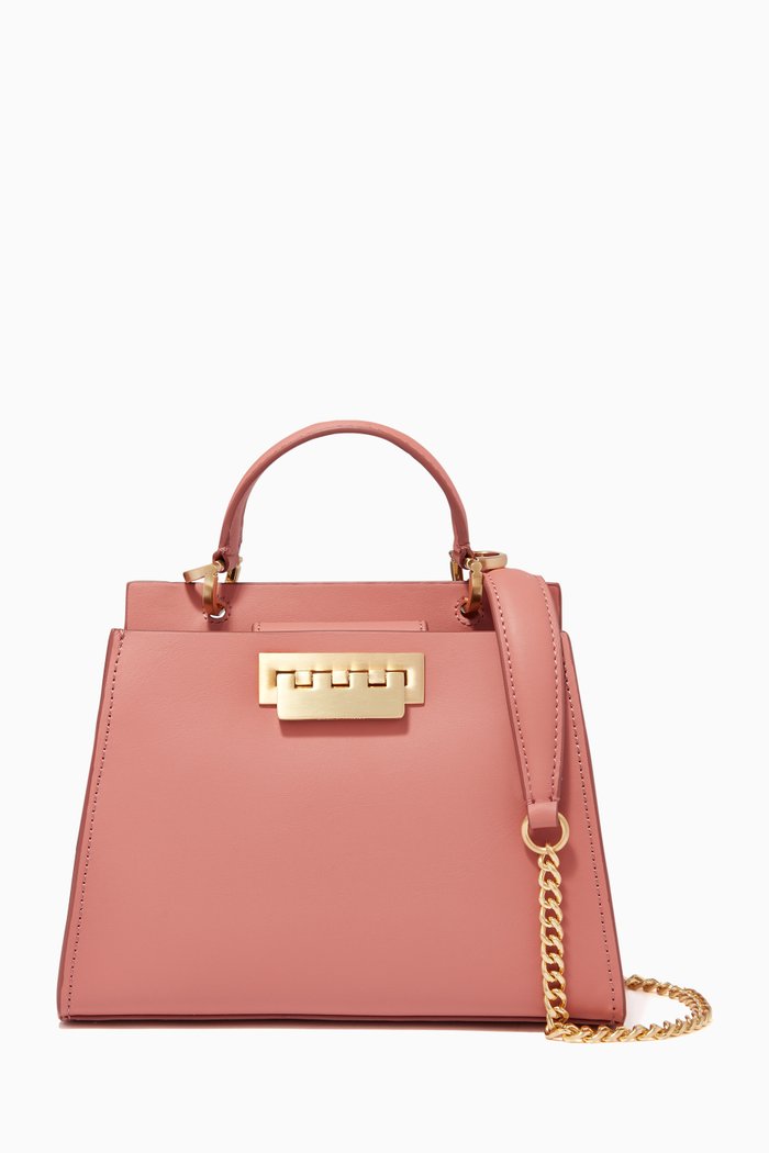 

Earthette Small Leather Cross-body Bag, Pink