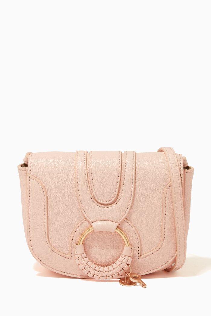 

Mini Hana Bag in Grained Goatskin, Neutral