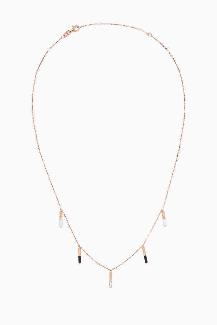 

Matisse Diamond Tassel Necklace, Rose gold