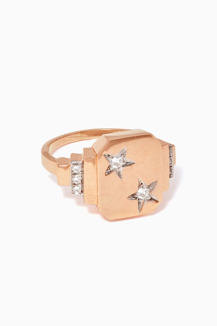 

Luna Luce Diamond Ring, Rose gold