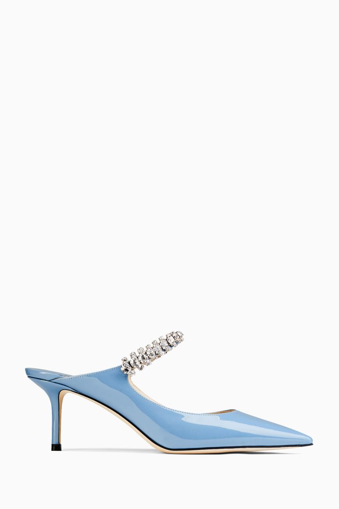 

Bing 65 Mules in Patent-leather, Blue