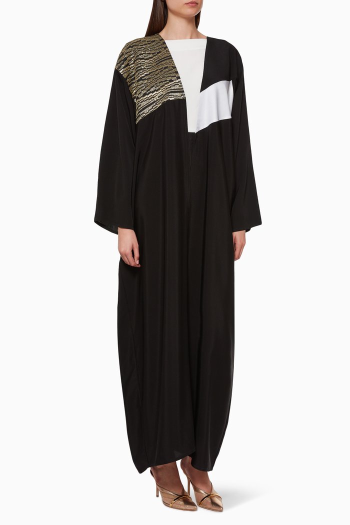 

Ephemeral Crepe Abaya, Multicolour