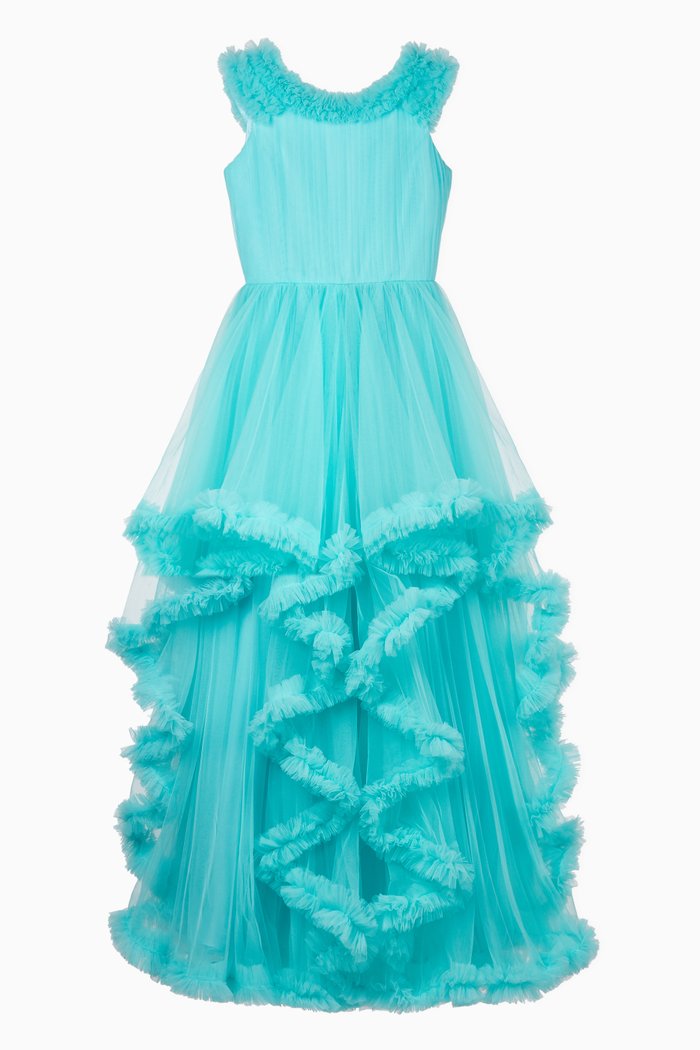 

Tiffany Dahlia Tulle Dress, Blue