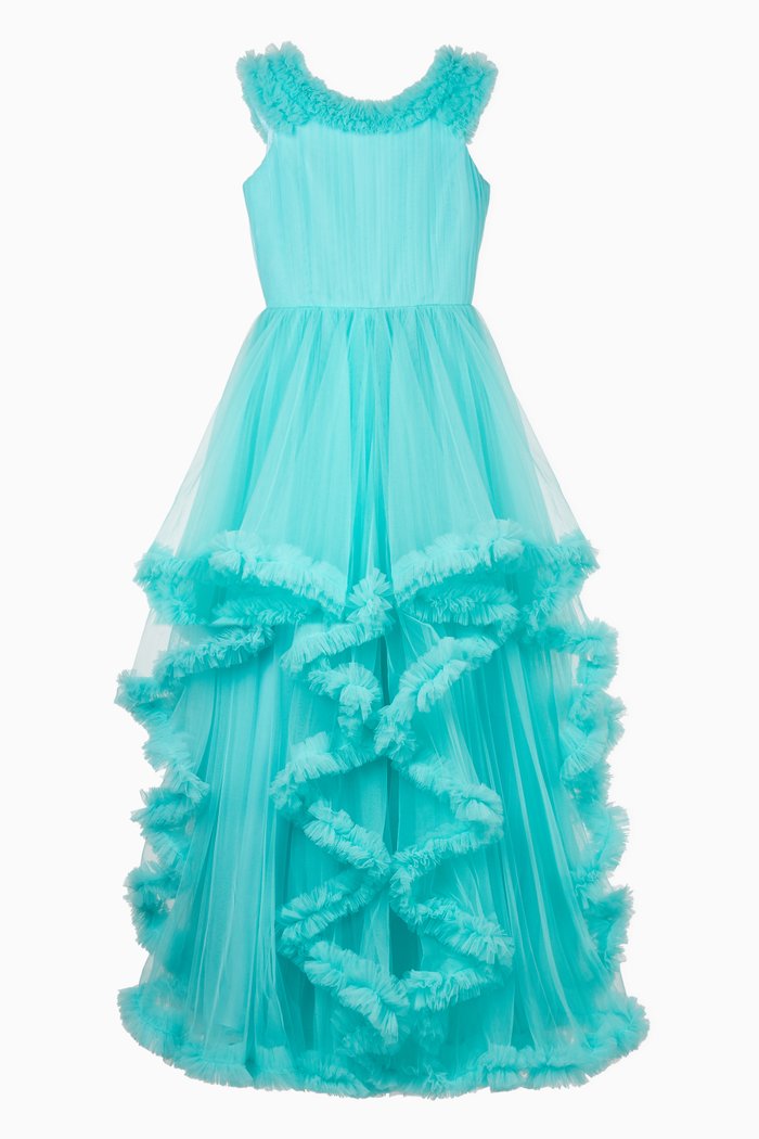

Tiffany Dahlia Tulle Dress, Purple