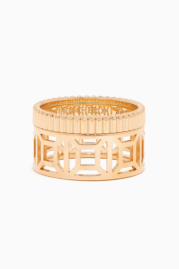Quatre Radiant Edition Openwork Ring, Yellow