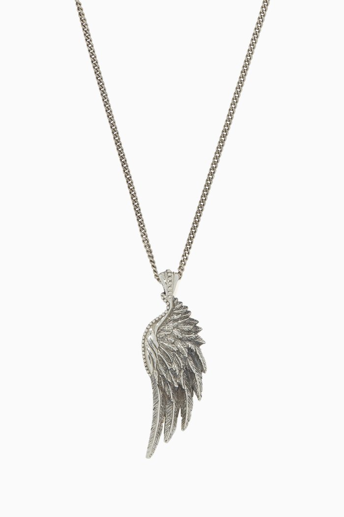 

Sterling Silver Wing Pendant Necklace