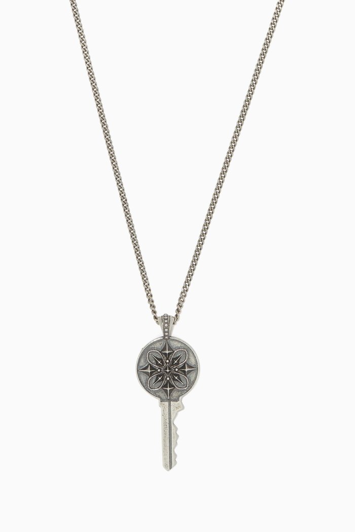 

Sterling Silver Key Pendant Necklace