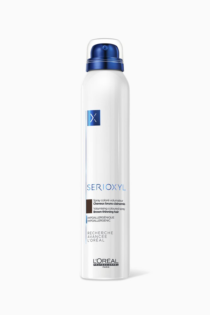 Brown Volumizing Coloured Spray, 200ml, Multicolour
