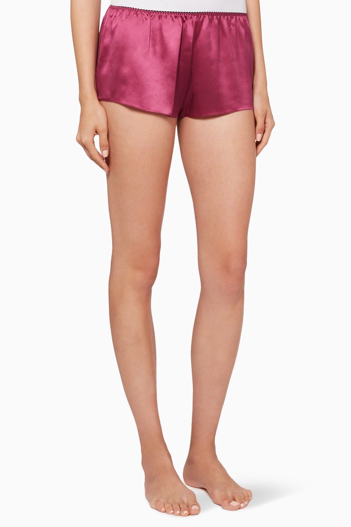 

Silk Satin Bottoms, Red