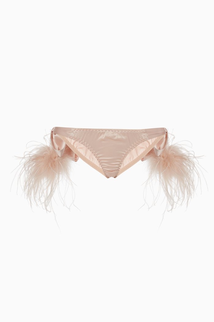 

Mia Silk & Lace Knickers, Pink