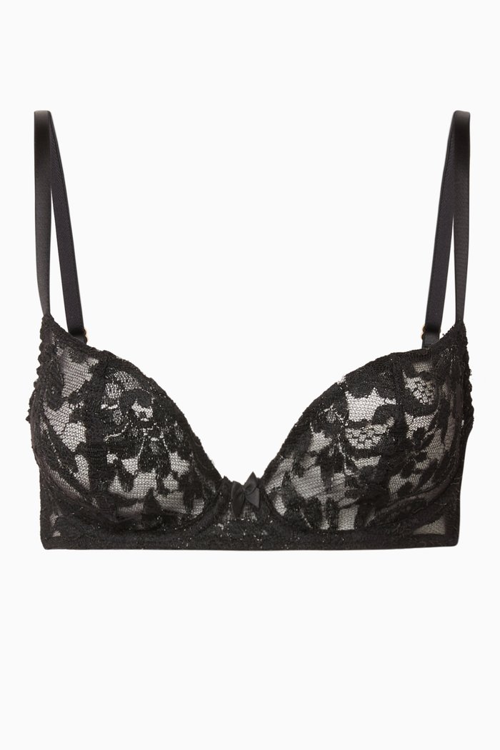 

Knightsbridge Lace Bra, Black