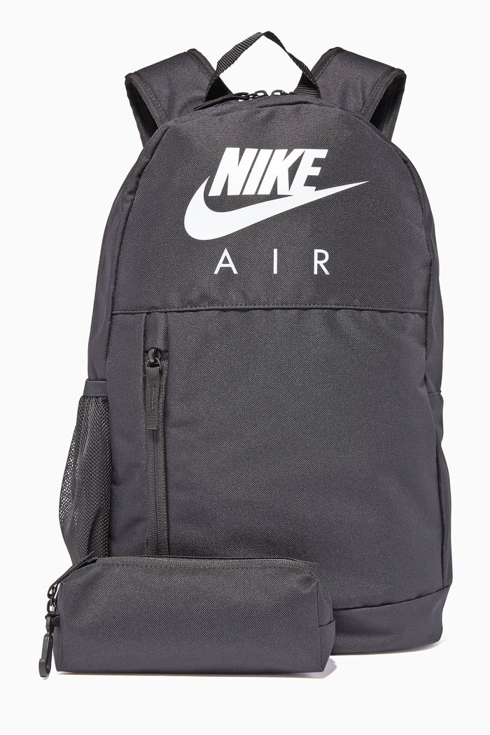 

Elemental Logo Print Backpack, Grey