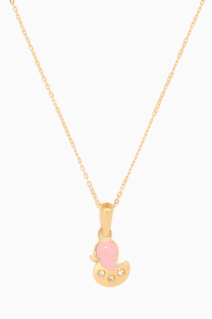 

Duck Diamond Pendant Necklace in 18kt Yellow Gold