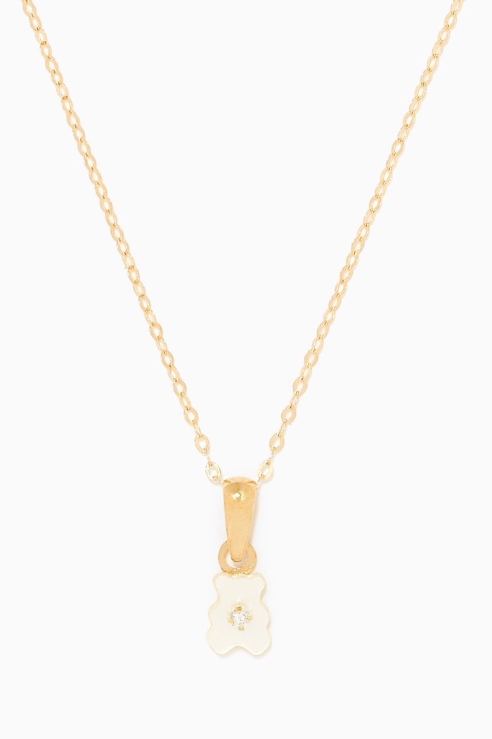

Bear Diamond Pendant Necklace in 18kt Yellow Gold