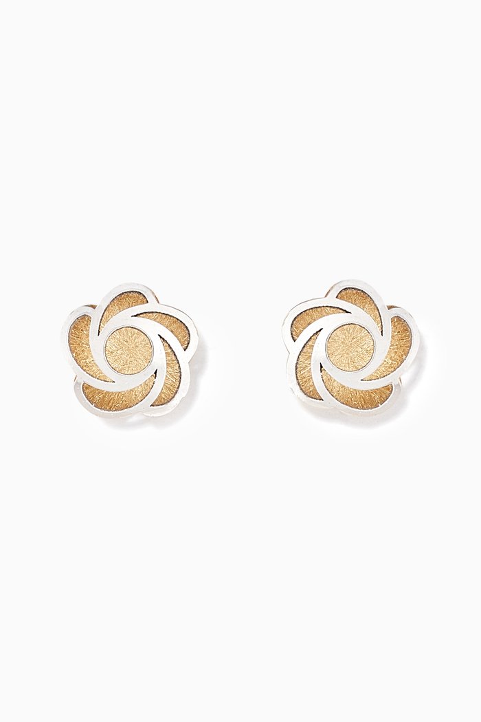 

Flower 3D Stud Earrings, Multicolour