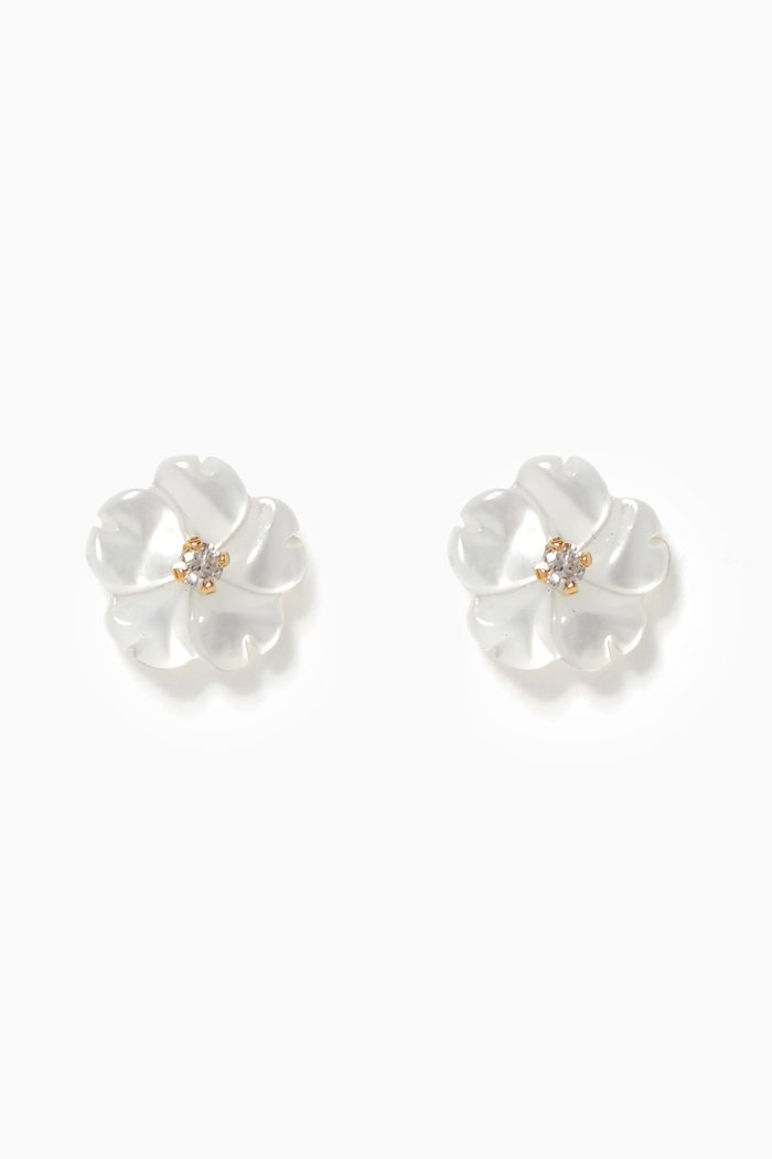 

Floral Diamond Stud Earrings in 18kt Yellow Gold