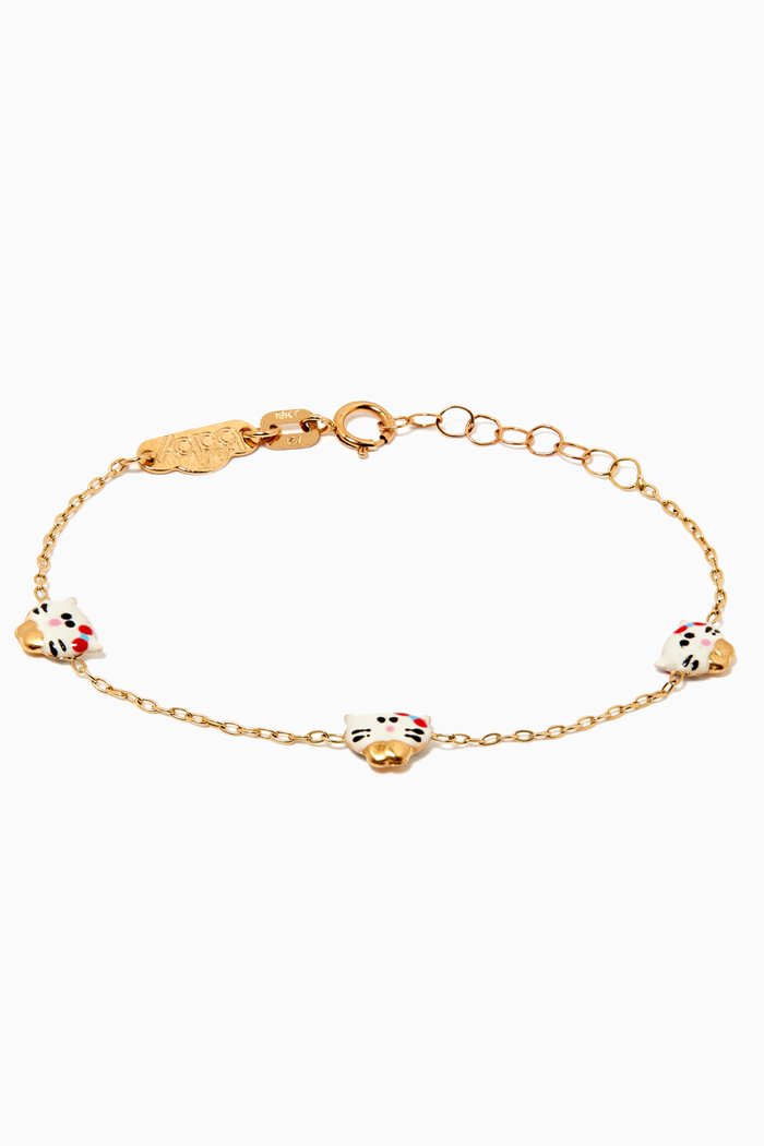

Wonder Kitten Bracelet in 18kt Yellow Gold
