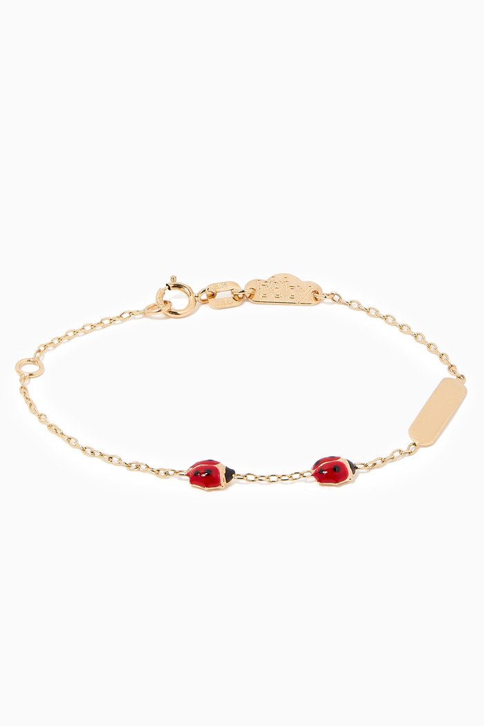 

Ladybug Gold Bracelet, Yellow