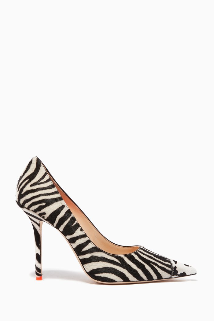 

Love 100 Animal-Print Pony Pumps, Black