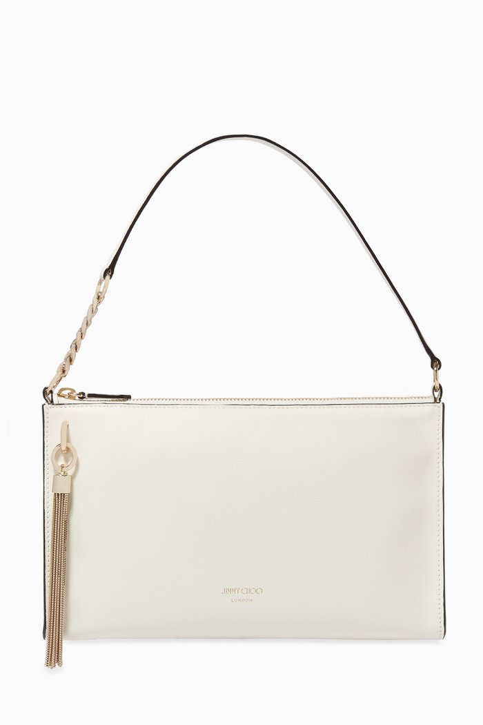 

Mini Callie Hobo Leather Bag, Neutral