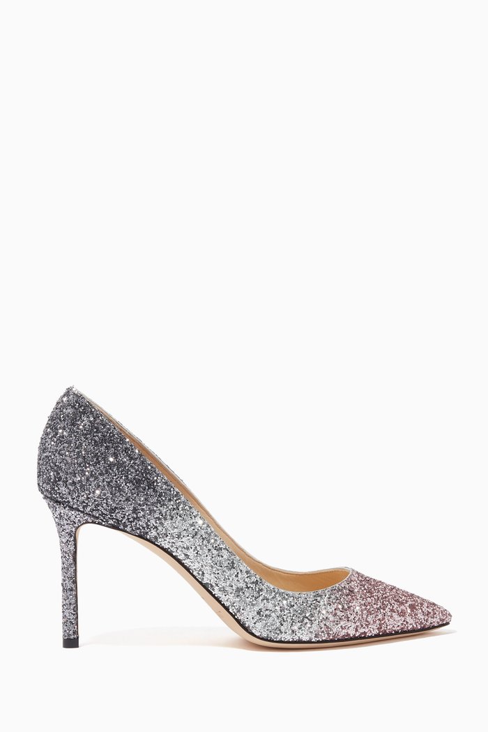 

Romy 85 Triple Dégradé Glitter Pumps, Pink