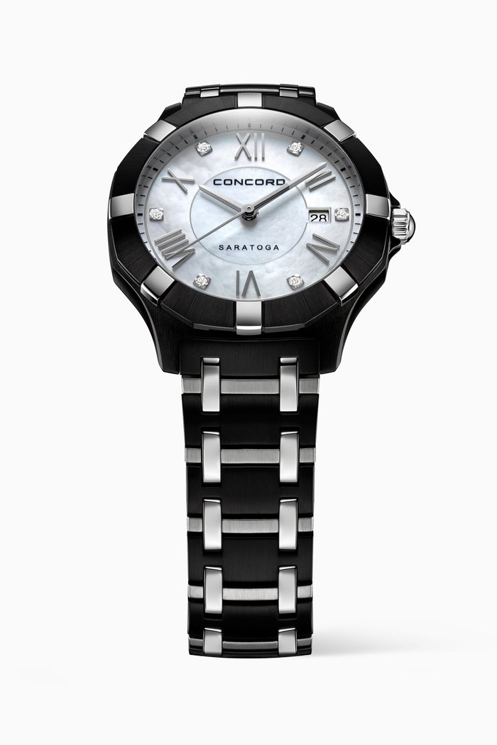 

Saratoga Diamond Watch, Black