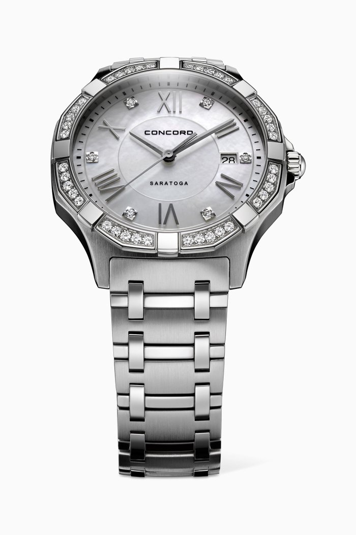 

Saratoga Diamond Watch, Silver