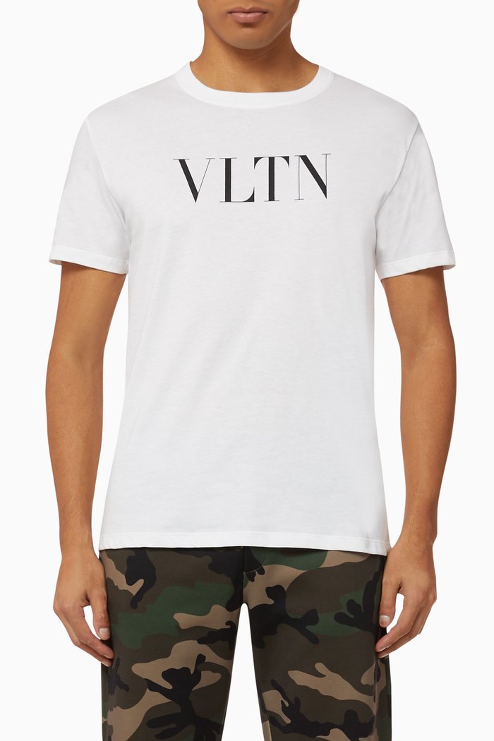 

VLTN Cotton T-Shirt, White
