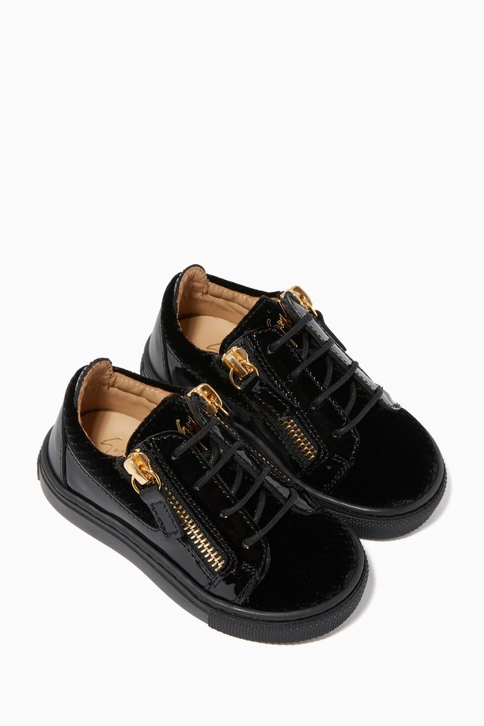 

Gail Jr. Velvet Sneakers, Black