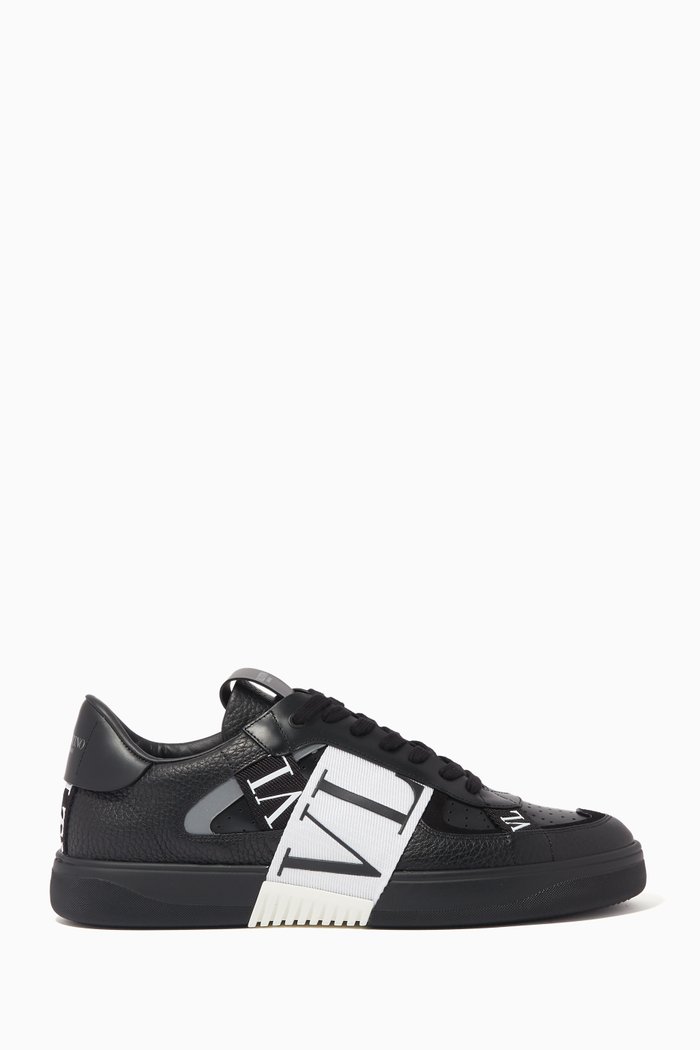 

Valentino Garavani VLTN 7 Calfskin Sneakers, Black