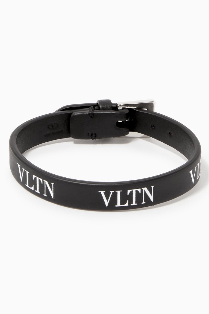 VLTN Star Logo Rubber Bracelet, Black