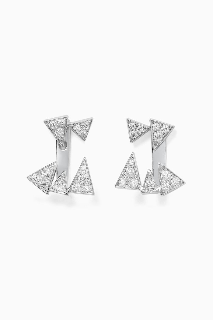 

Capture Me Diamond Earrings, Silver