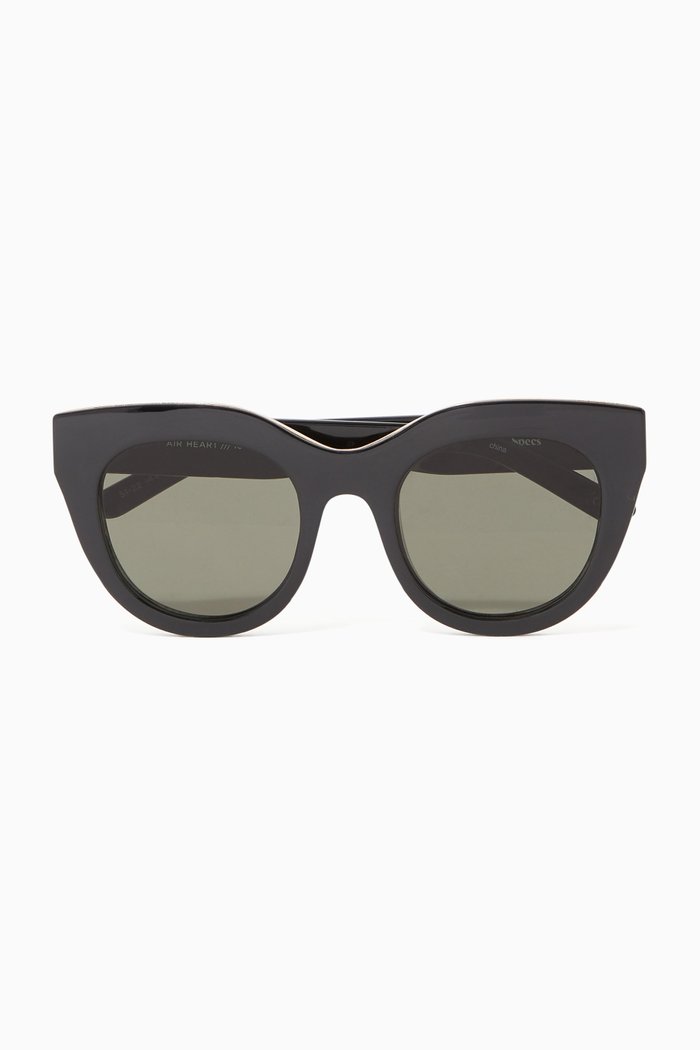 

Air Heart Sunglasses, Black