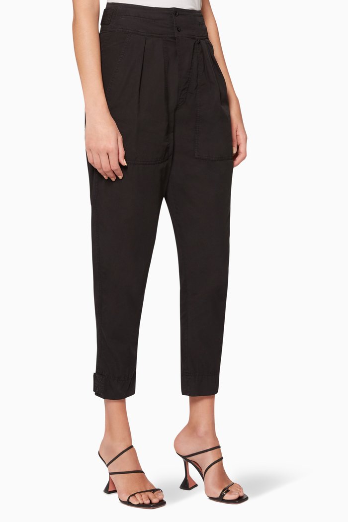 

Goah Cotton Pants, Black