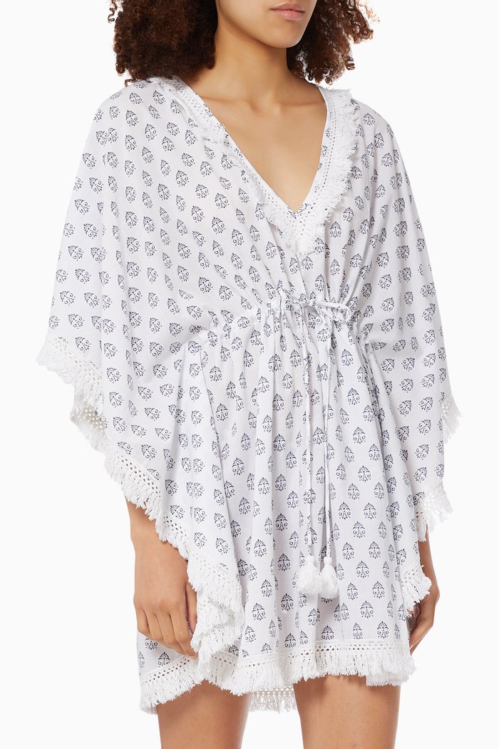 

Irene Kaftan in Cotton, White